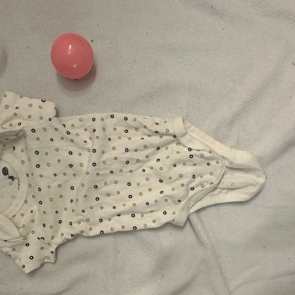 Cute Baby Onesie with Colorful Dots
